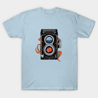 Vintage Camera Kraken T-Shirt